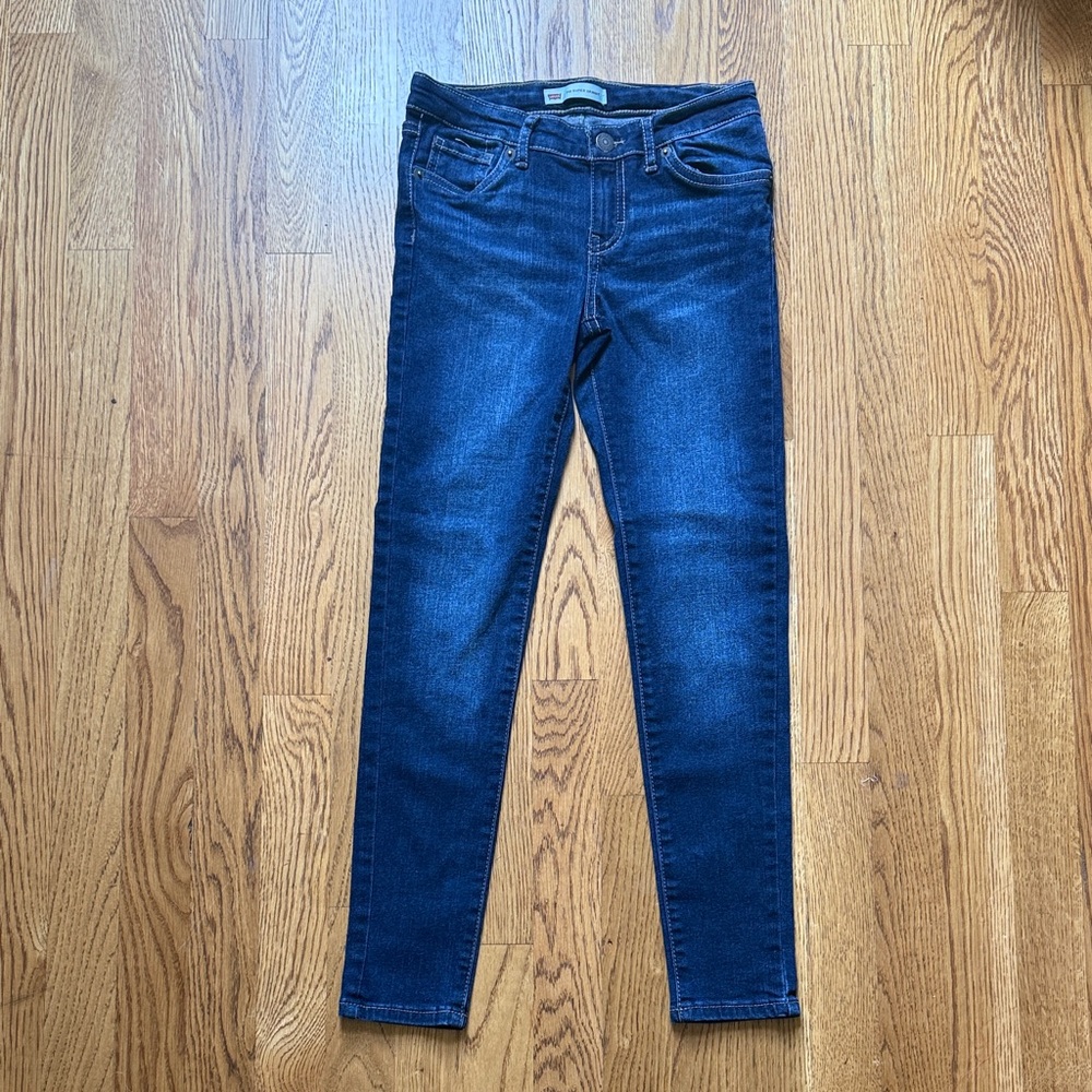 Levi's 710 Super Skinny Dark Blue Girls' Jeans
